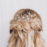 Rose Gold Ivy Floral Hair Vine - Sample Sale