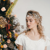 large boho wedding forehead band