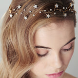 Larissa Swarovski star headband hairvine by debbiecarlisle.com