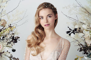 Larissa celestial star wedding hairvine by Debbie Carlisle Moonlight collection