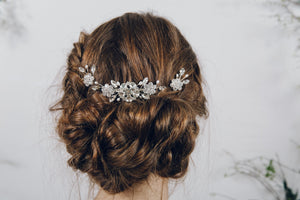 Bridal hair pins and small wedding hair comb