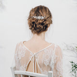 Delicate hair up wedding hair comb