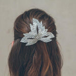 Olivia silver leaf hair comb - Debbie Carlisle