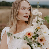 Prue Simple Pearl Headband For A Wedding