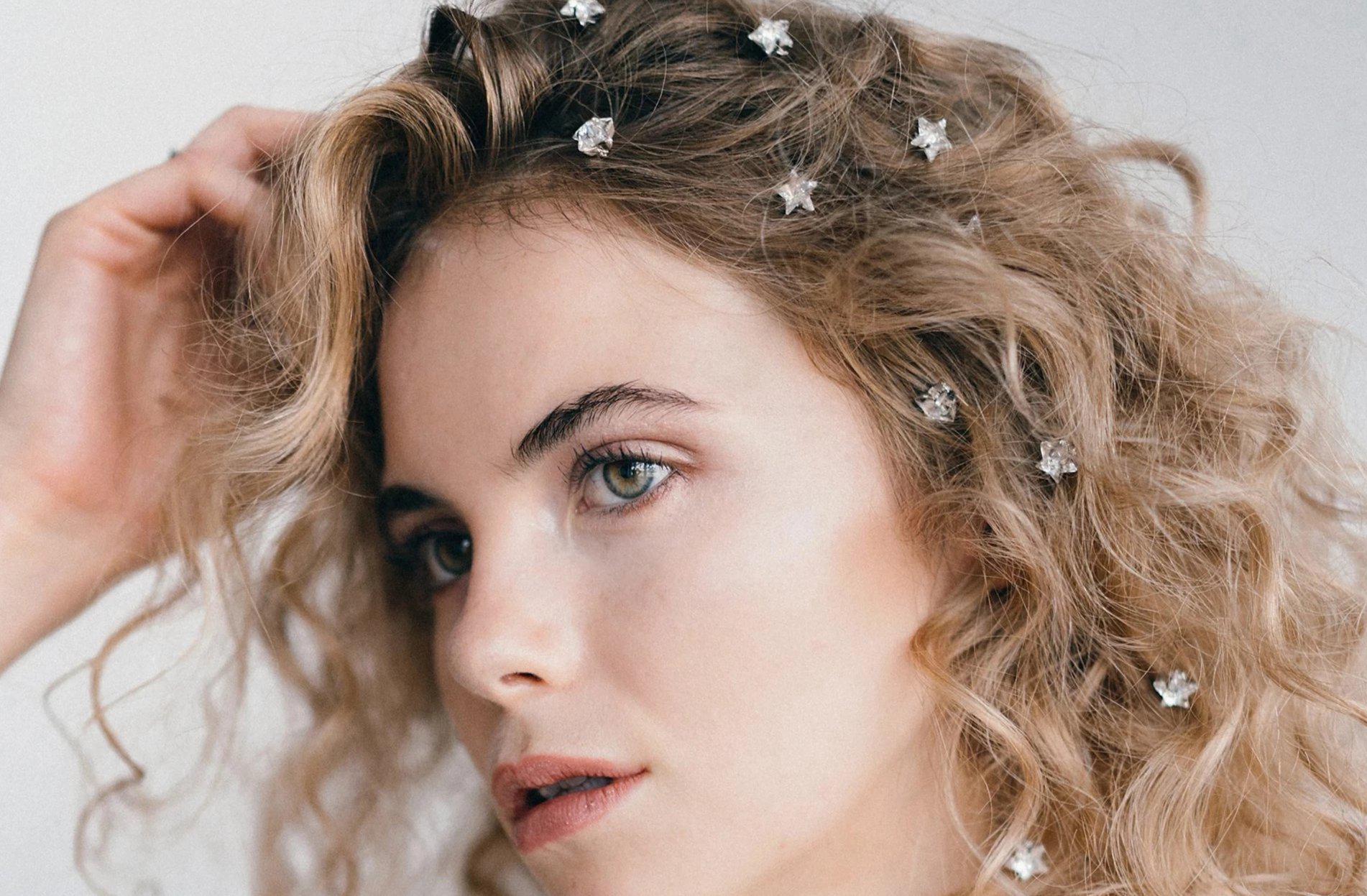 Star Swarovksi crystal hairpins