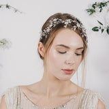 Statement sparkling crystal wedding headband 