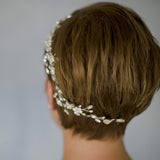 Dramatic crystal and pearl bridal hair vine - Sydney - Debbie Carlisle