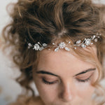 Small crystal wedding browband