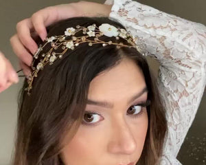 Bohemian flower headband - Katarina