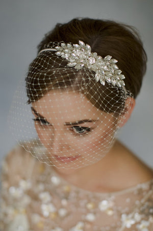 Arabella crystal vintage wedding headband - Debbie Carlisle