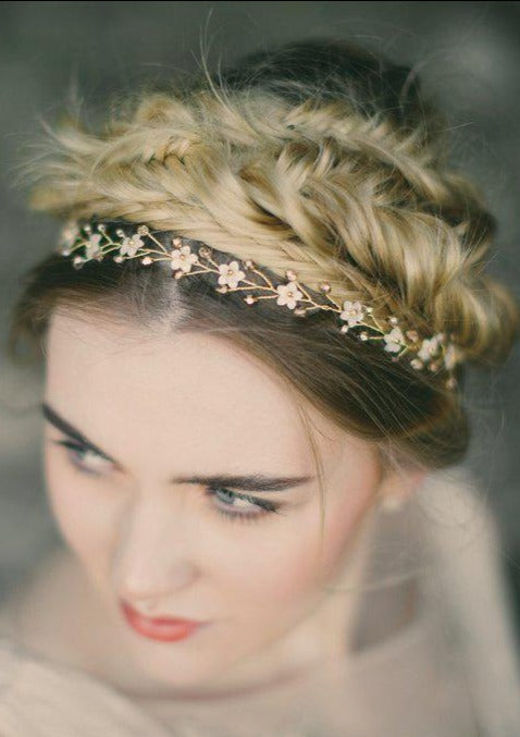 Flower wedding headband - Isabella - Debbie Carlisle